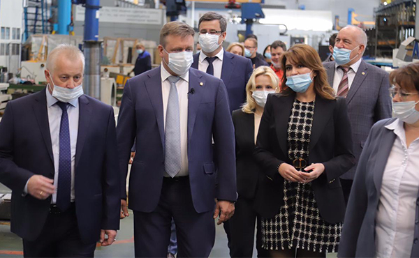 Губернатор Рязанской области Николай Викторович Любимов посетил станкостроительный завод «Саста»